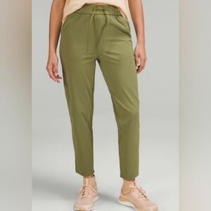LULULEMON Stretch High-Rise Pant 7/8 Length In Bronze Green Women's Size 6